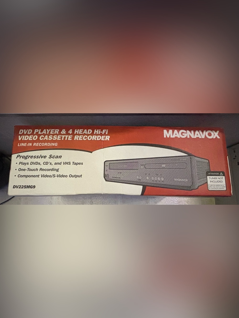 Magnavox DV225MG9 DVD Player and 4-Head Hi-Fi VCR Combo